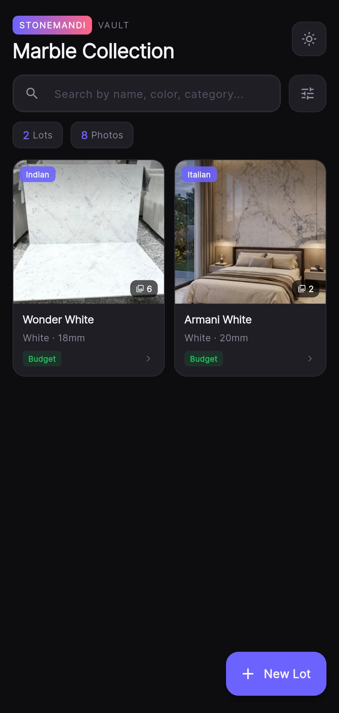 Home Screen